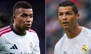 Mbappé atinge 100 participações em gols pelo Real Madrid, mas segue distante do ritmo de Cristiano Ronaldo