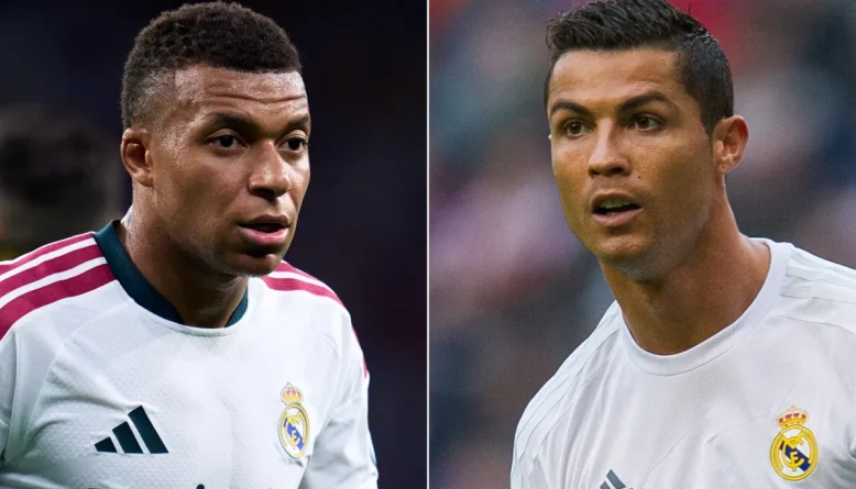 Mbappé atinge 100 participações em gols pelo Real Madrid, mas segue distante do ritmo de Cristiano Ronaldo