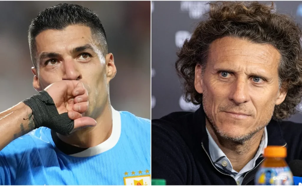 Diego Forlán assume interinamente a seleção uruguaia e não descarta retorno de Luis Suárez