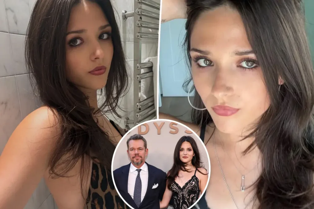 Filha de Matt Damon assina com a agência IMG Models antes da NY Fashion Week
