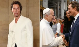 Matthew McConaughey says Pope Leo XIV meeting sparked political ambitions