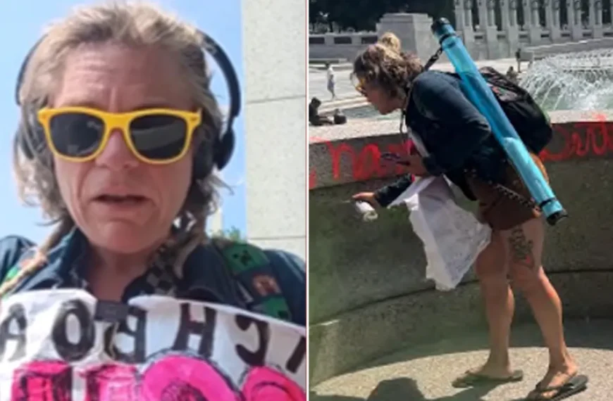 Mulher acusada de vandalizar Memorial da Segunda Guerra Mundial é indiciada em Washington