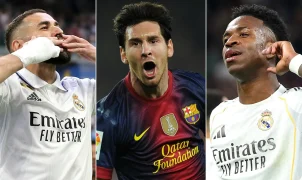 Recorde de Messi na La Liga segue intocado mesmo após saída do Barcelona; Benzema, Suárez e Vini Jr. ficam para trás