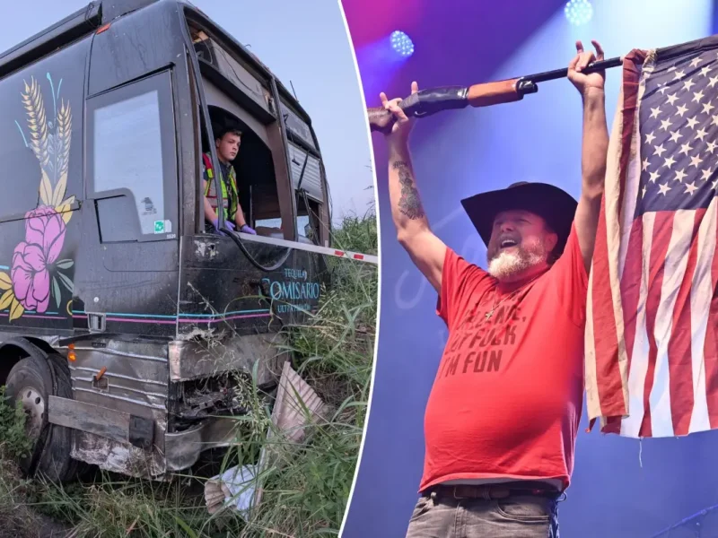 Colt Ford sofre fratura no ombro após acidente com ônibus de turnê na Alemanha