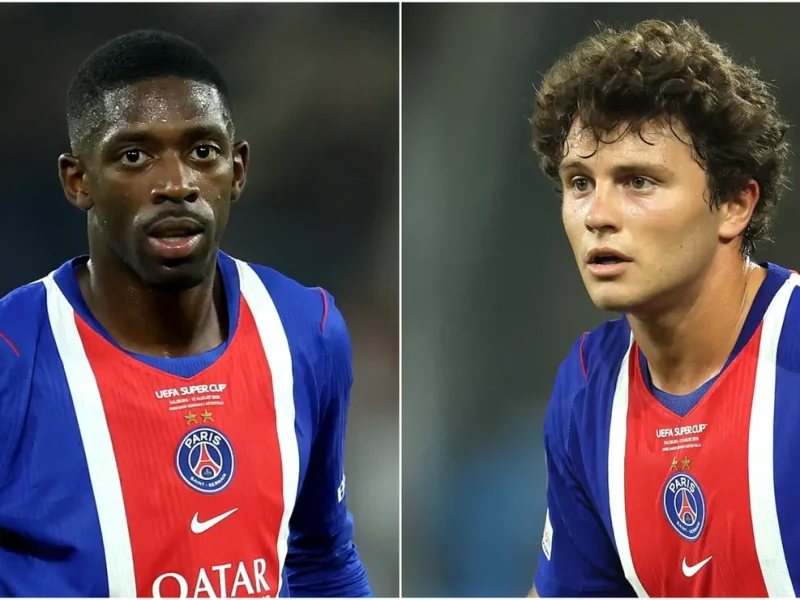 Desfalques de Dembélé e João Neves marcam escalação do PSG para a Supercopa da França