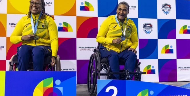 Brasil conquista quatro medalhas na estreia do Parapan-Pacífico de natação