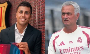 Mourinho explica por que Real Madrid desistiu de Rodri antes de o meia fechar com o Barcelona