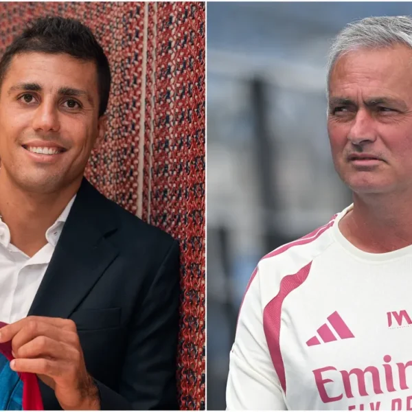 Mourinho explica por que Real Madrid desistiu de Rodri antes de o meia fechar com o Barcelona