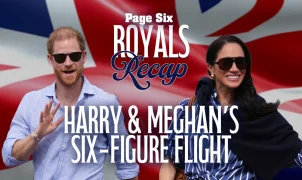 Harry e Meghan desembarcam no Reino Unido em voo particular estimado em US$ 120 mil