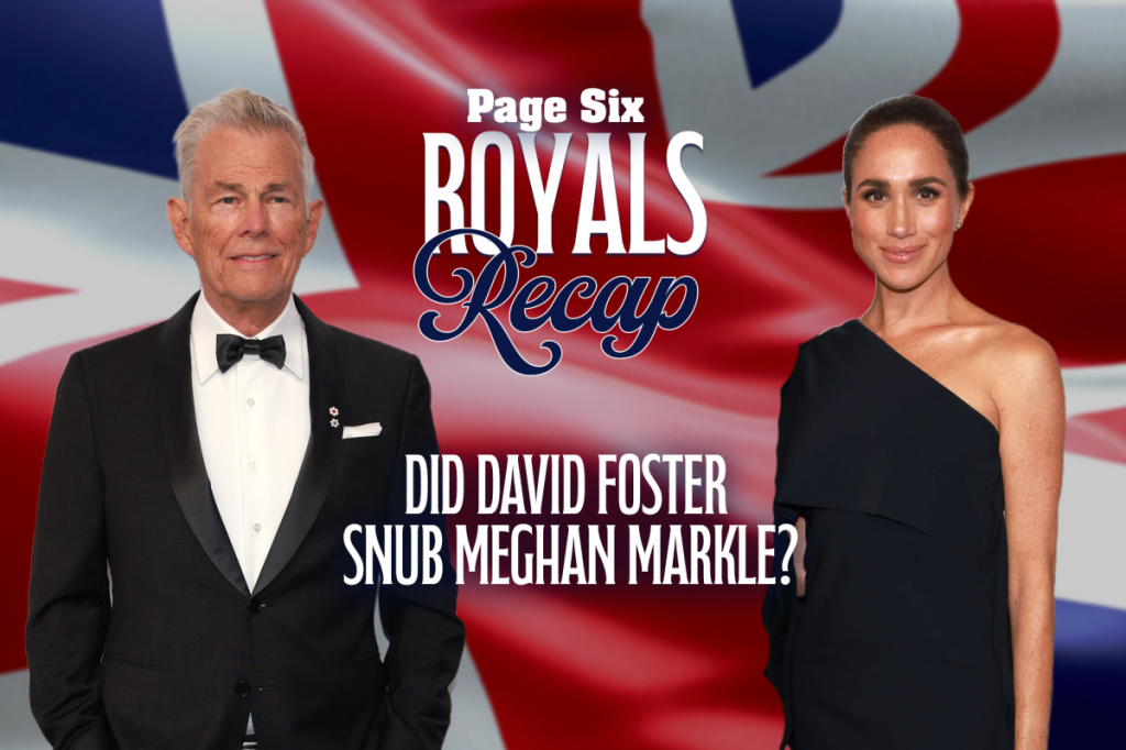 Meghan Markle passa por momento constrangedor com David Foster em evento no Canadá