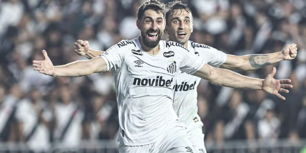 Santos vence o Vasco por 3 a 0 no Rio e deixa a zona de rebaixamento do Brasileirão