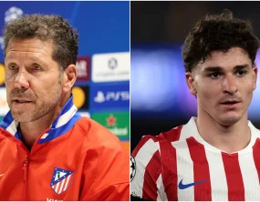 Simeone afirma que situação de Julián Álvarez no Atlético de Madrid é clara e descarta saída