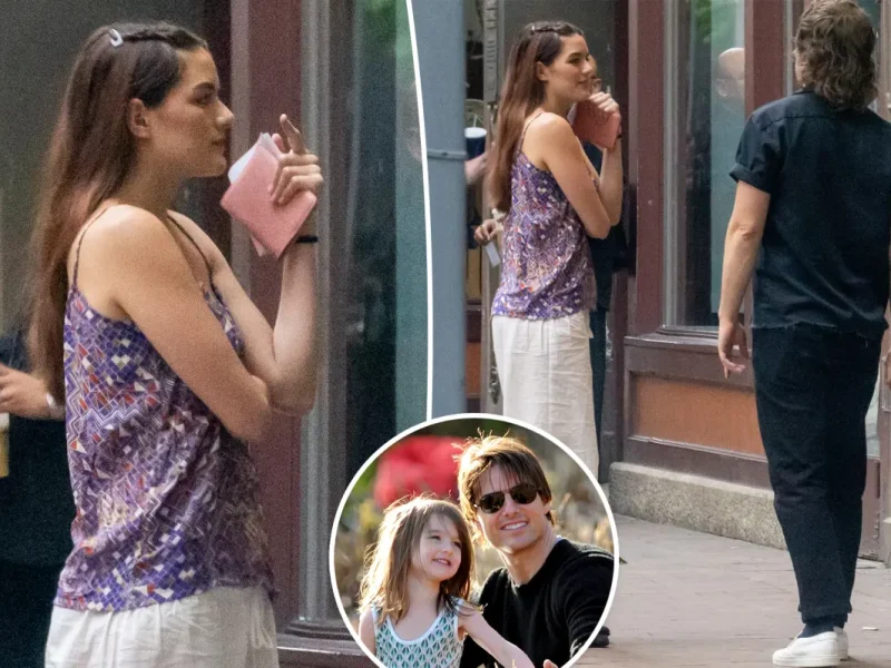 Suri Cruise é vista pela primeira vez após abandonar sobrenome do pai, Tom Cruise
