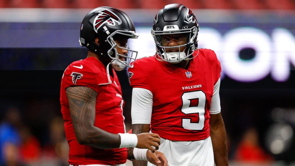 Michael Penix Jr. e Tua Tagovailoa protagonizam momento que já é candidato a meme do ano na NFL