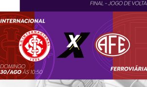 TV Brasil transmite decisão do Brasileirão Feminino Sub-17 entre Internacional e Ferroviária