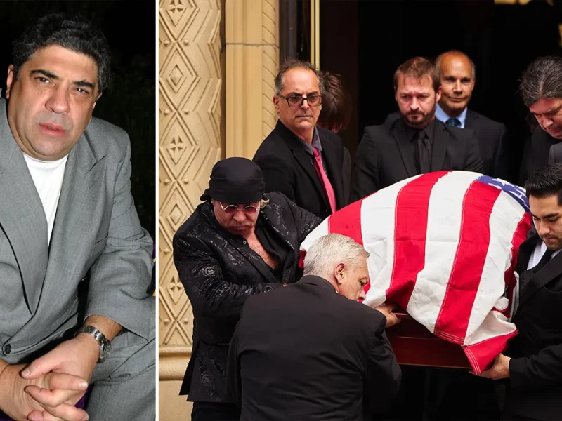 Vincent Pastore laid to rest, and Steven Van Zandt serves as pallbearer