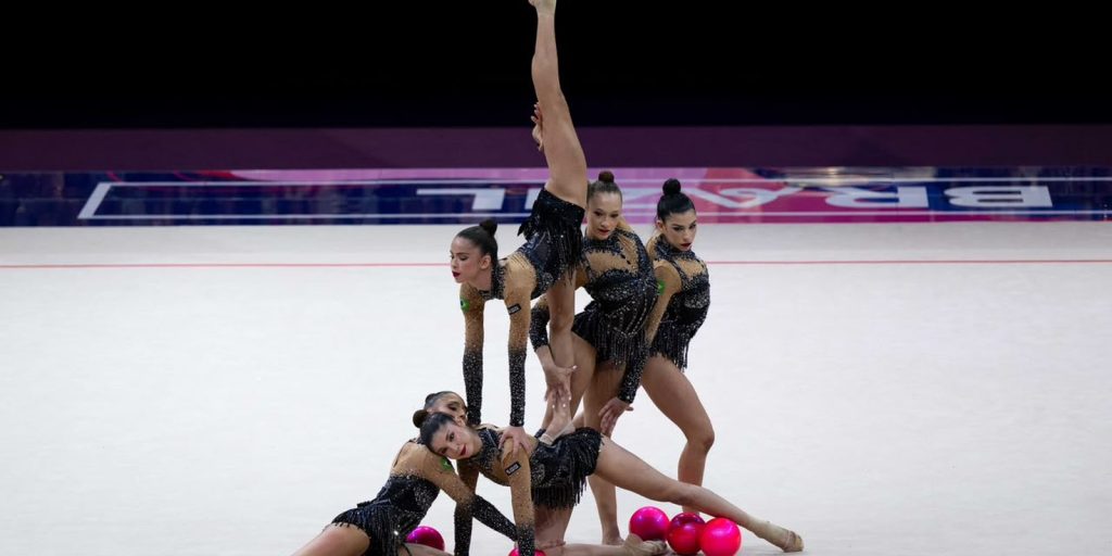 Brasil conquista bronze no Mundial de ginástica rítmica e garante vaga em Los Angeles 2028