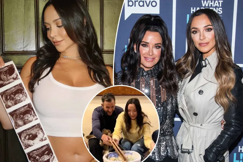 Filha de Kyle Richards revela identidade do pai do bebê em festa de gênero