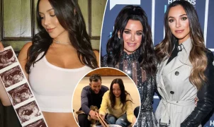 Filha de Kyle Richards revela identidade do pai do bebê em festa de gênero