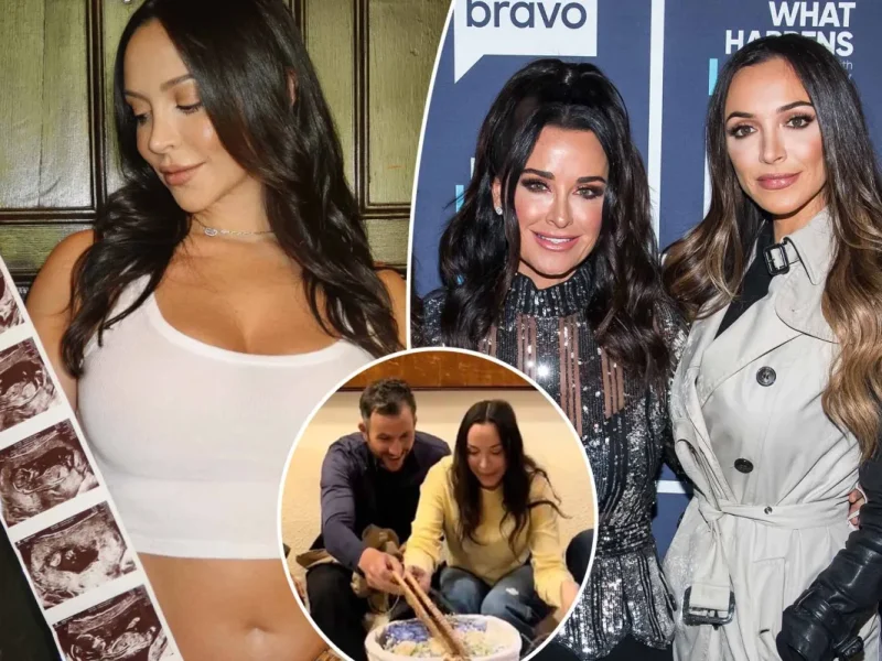 Filha de Kyle Richards revela identidade do pai do bebê em festa de gênero