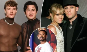 Hilary Duff sobe ao palco com ex-namorado Joel Madden durante show no Madison Square Garden