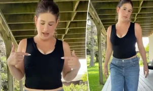 Remi Bader testa sutiã da Eby e se impressiona: Estou pasma