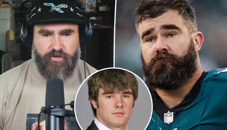 Jason Kelce relembra época sem barba e reage a fotos antigas: Sou eu mesmo?