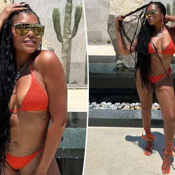 Taraji P. Henson exibe boa forma em ensaio de biquíni durante viagem ao México