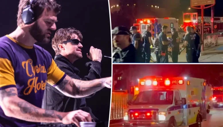 Fãs passam mal em show dos Chainsmokers na Califórnia e 14 são levados a hospitais