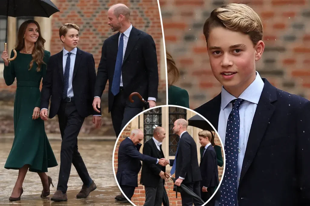 Príncipe William e Kate Middleton levam George ao primeiro dia de aula em Eton