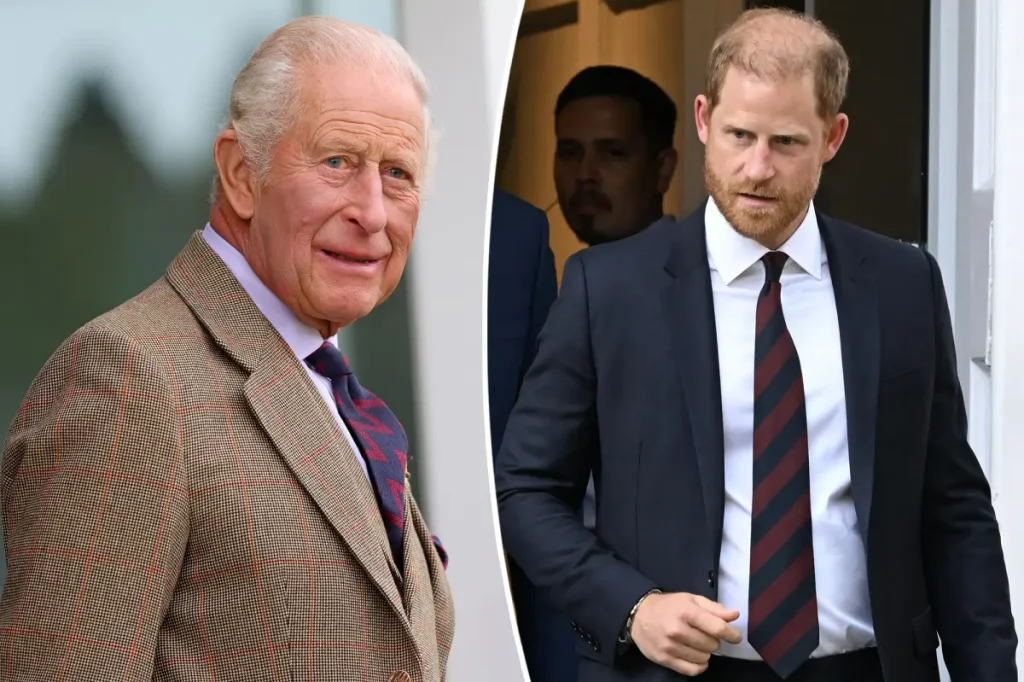 Príncipe Harry não fala com o rei Charles desde que voltou ao Reino Unido