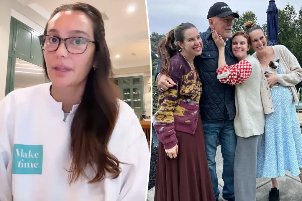 Emma Heming relata rotina de luto constante na batalha de Bruce Willis contra demência