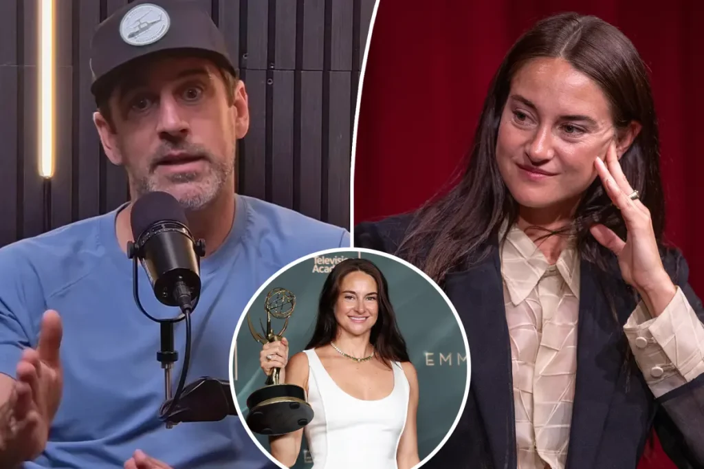 Aaron Rodgers diz que Shailene Woodley deve a ele parte de sua fama, dias após Emmy da atriz