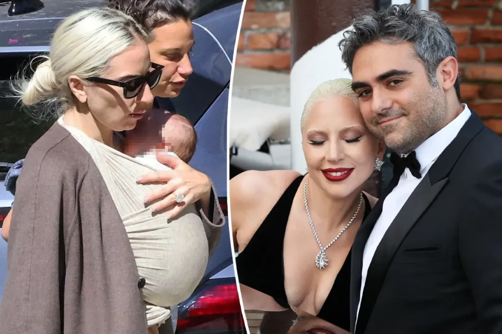 Lady Gaga e Michael Polansky dão as boas-vindas ao primeiro filho