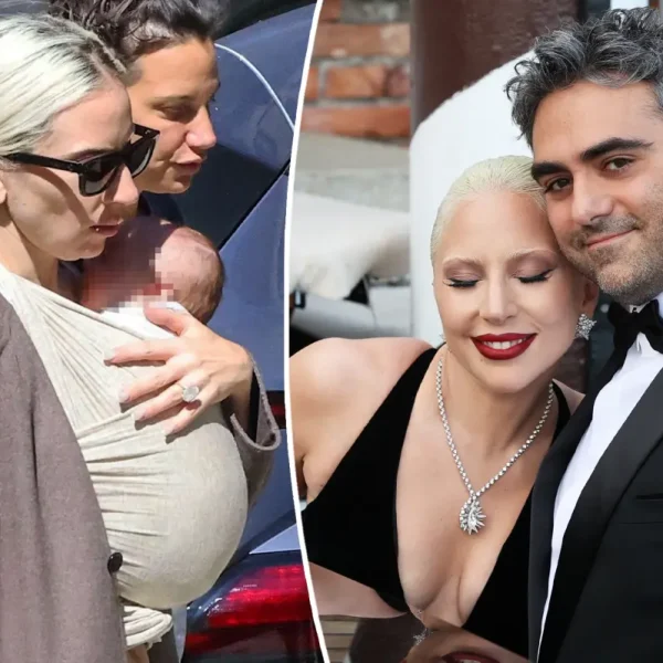 Lady Gaga e Michael Polansky dão as boas-vindas ao primeiro filho