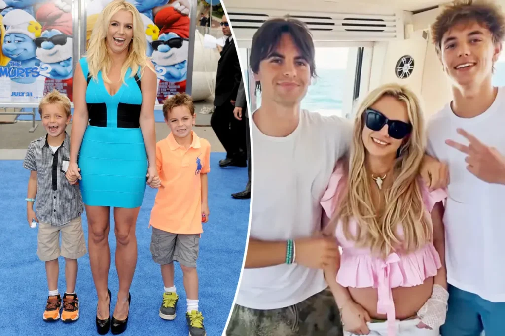 Britney Spears celebra aniversário dos filhos e diz que quer ser a melhor mamãe