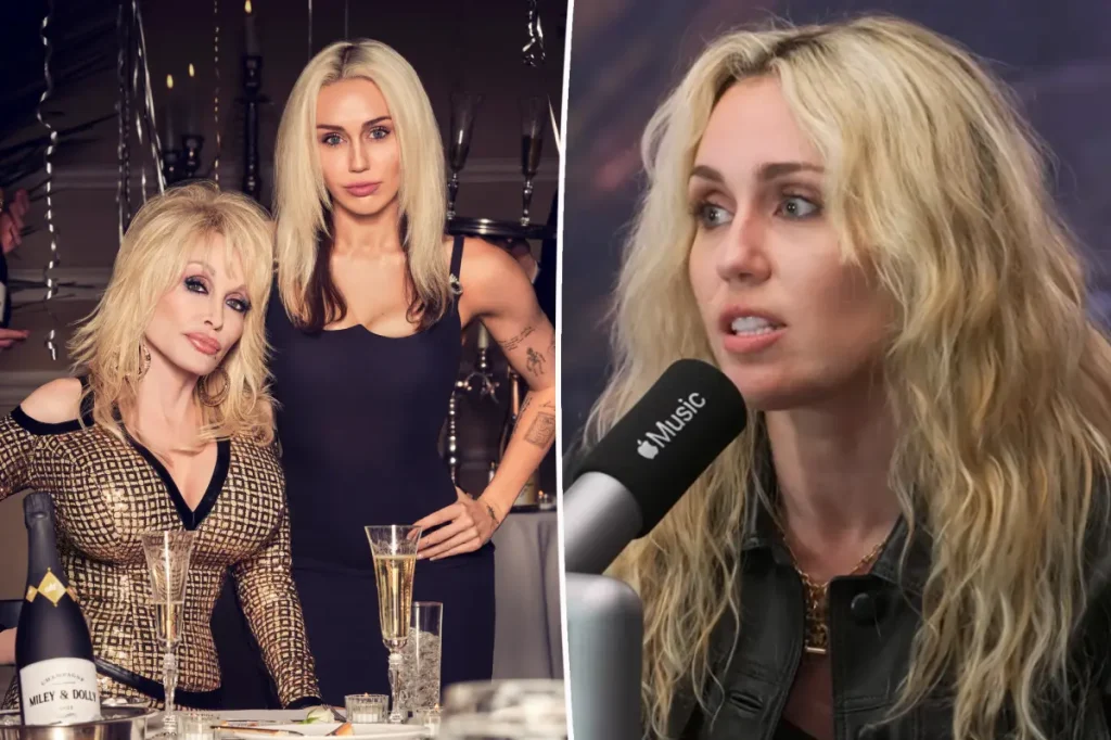 Miley Cyrus aponta o maior equívoco sobre sua madrinha Dolly Parton