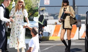 Tênis elegantes ganham espaço no visual de celebridades como Bella Hadid e Laura Dern