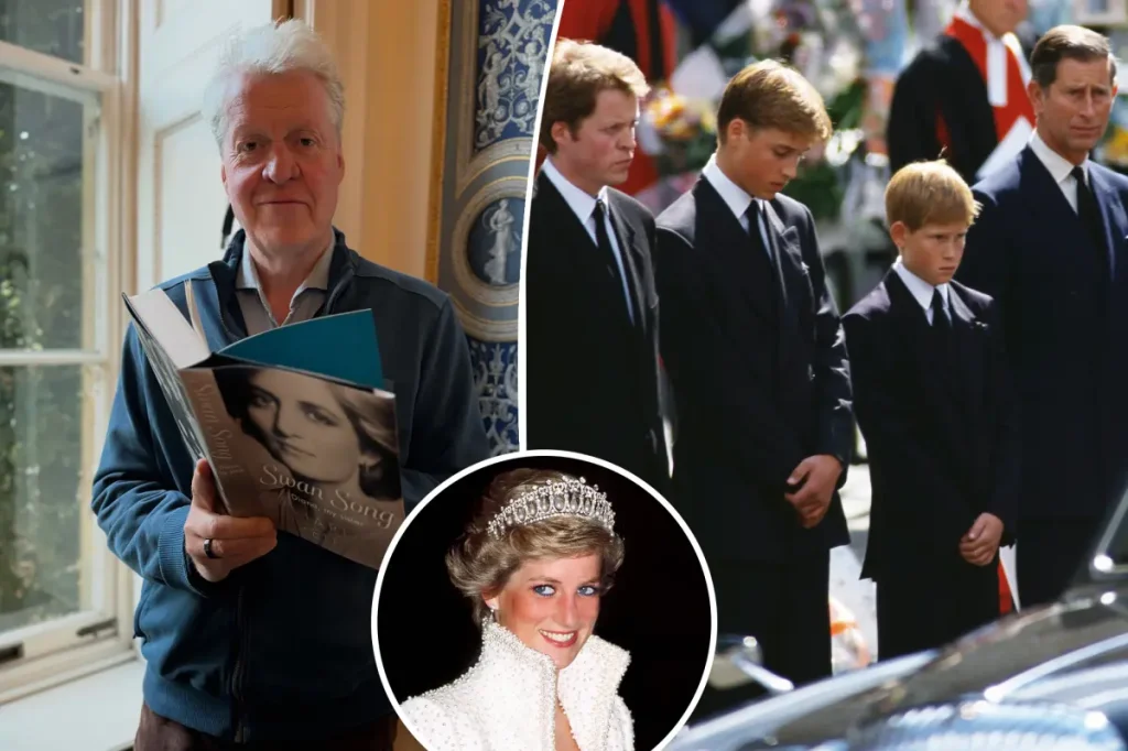Charles Spencer diz que falta de apoio a Harry após funeral de Diana o deixou fora de controle