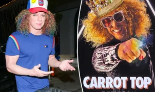 Carrot Top segue internado e shows em Las Vegas ficam sem definição