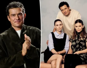Orlando Bloom fala sobre cena íntima com as irmãs Rooney e Kate Mara em filme de Werner Herzog