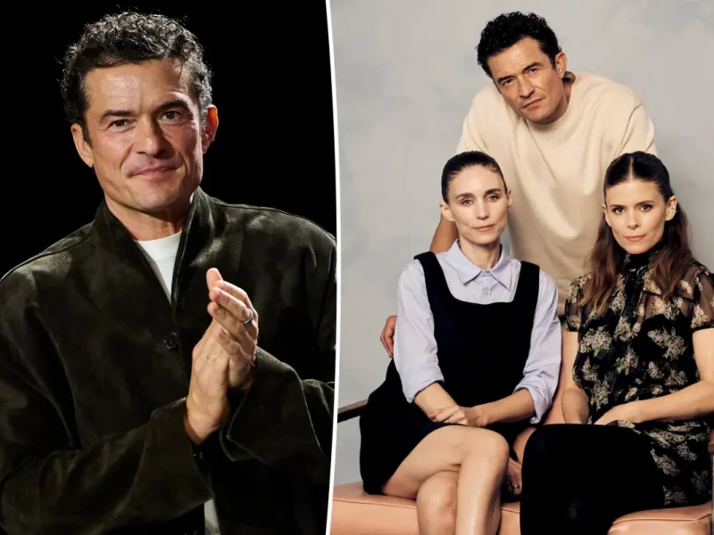 Orlando Bloom fala sobre cena íntima com as irmãs Rooney e Kate Mara em filme de Werner Herzog