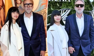 Nicolas Cage e Riko Shibata aparecem em evento do Lucas Museum em Los Angeles
