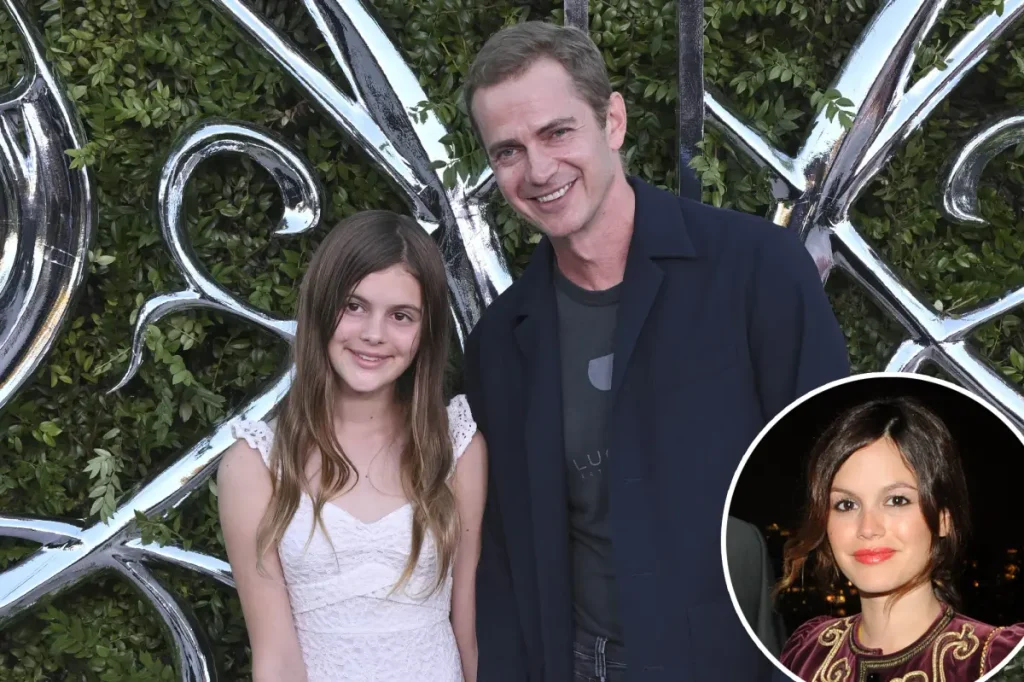 Briar Rose, filha de Hayden Christensen e Rachel Bilson, estreia em tapete vermelho ao lado do pai