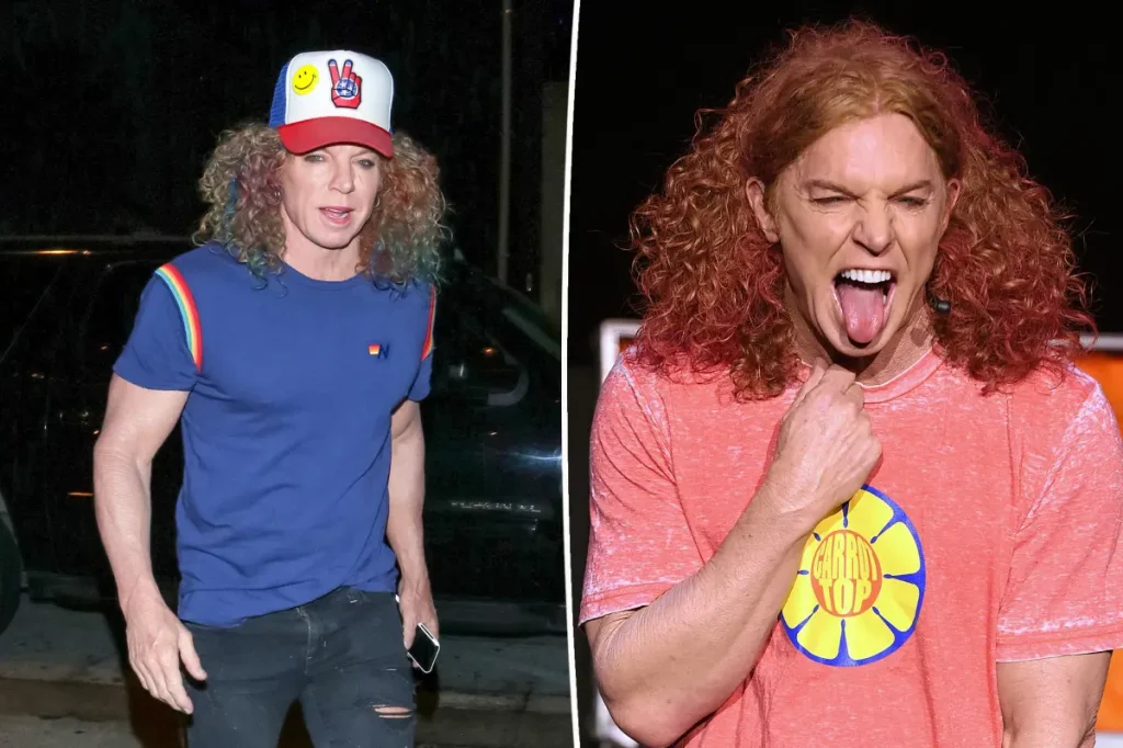 Comediante Carrot Top é hospitalizado após tentativa de suicídio, diz relato