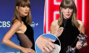 Anel de Taylor Swift no VMA 2026 tem mais de 10 quilates e seis pedras centrais