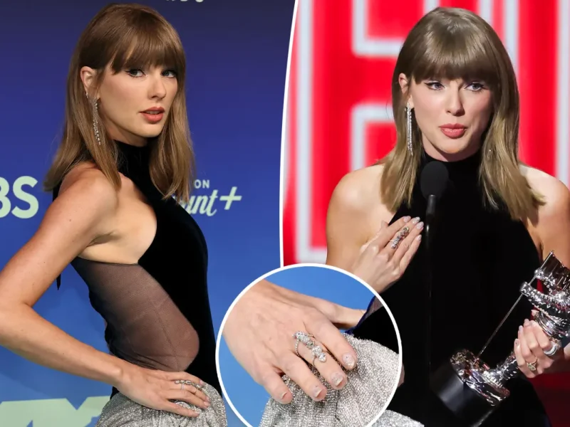 Anel de Taylor Swift no VMA 2026 tem mais de 10 quilates e seis pedras centrais