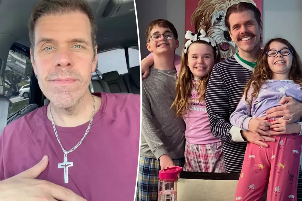 Perez Hilton se reúne com os três filhos enquanto segue internado em clínica