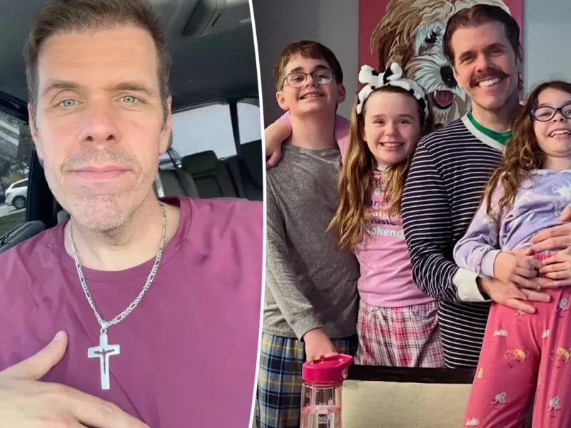 Perez Hilton se reúne com os três filhos enquanto segue internado em clínica