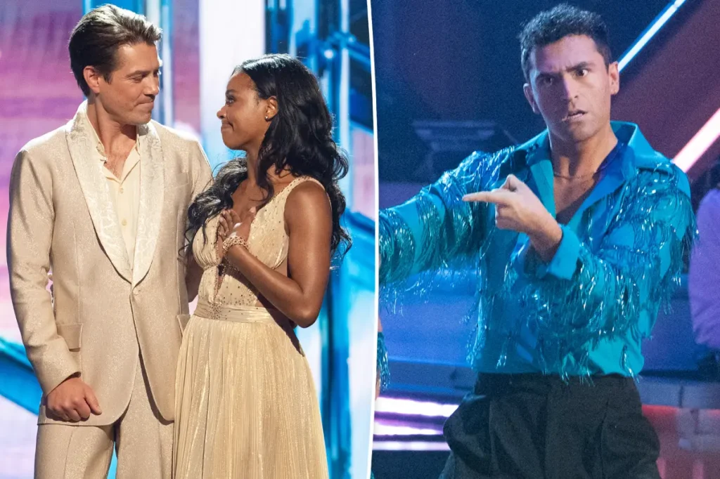 Ezra Sosa manifesta indignação com eliminação de Britt Stewart no Dancing with the Stars